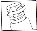 Stylized dashed-line drawing showing the profile of a human head facing left, with neck and shoulders