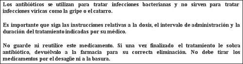 Spanish text on white background explaining the