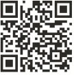 Квадратный QR-код, состоящий из маленьких черных модулей на белом фоне, с тремя большими квадратами для позиционирования по углам