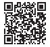 Квадратный QR-код, состоящий из черных модулей на белом фоне для