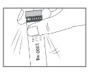 Two hands pulling a plastic strip labeled 1000 mg to separate doses of a medication