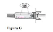 Diagram showing an eye observing the