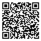 Квадратный черно-белый QR-код на белом фоне для