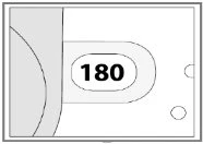 Schematic diagram with the number 180