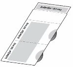 Packaging of the 30 mg Imbruvica drug with two gray rectangular blisters and black text on a white background with rounded edges
