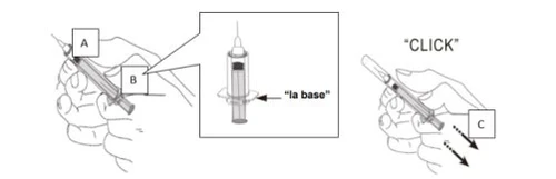 Medical diagram showing the