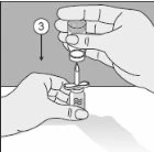 Two hands inserting the