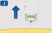 Freccia blu rivolta verso l'alto