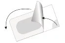 Diagram showing how to lift and detach the