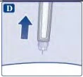 Blue arrow pointing downward