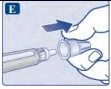 A hand grasps the base of a medical device and moves it to the right, with a blue arrow indicating the direction of movement