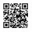 Квадратный черно-белый QR-код на белом фоне для