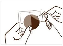 Two hands gently lifting the