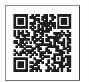 Квадратный черный QR-код на белом фоне, заключенный в тонкую черную прямоугольную рамку