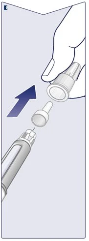 A hand holding a transparent container to place it over the