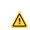 Simbolo di avvertimento con un punto esclamativo nero all'interno
