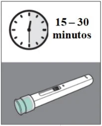 Analog clock with hands indicating the