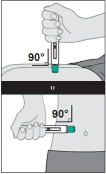 Medical illustration showing two ways to use the