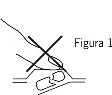 Disegno schematico in bianco e nero che mostra una mano con una grande X sopra per indicare un errore nella tecnica di somministrazione medica