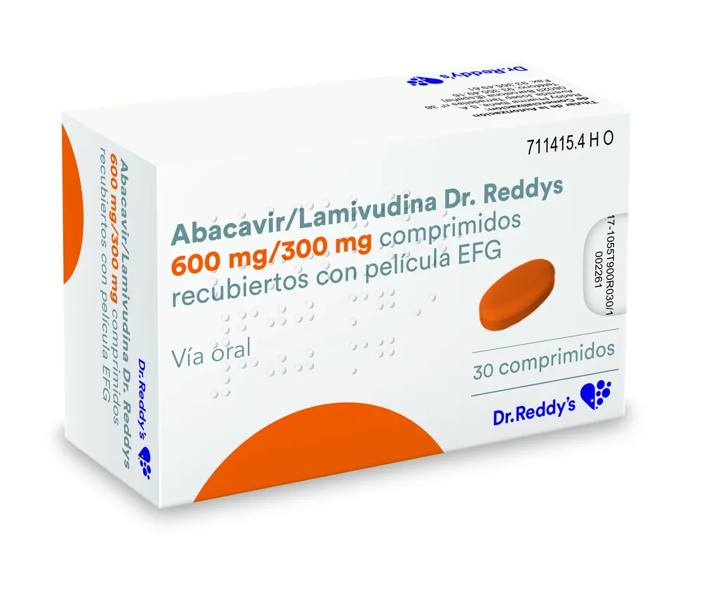 Abacavir/lamivudine Dr. Reddy's 600 mg/300 mg film-coated tablets EFG tablets, film-coated