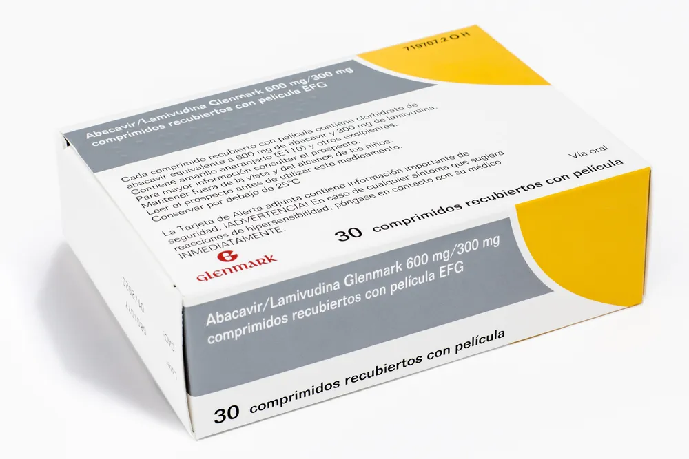Abacavir/lamivudine Glenmark 600 mg/300 mg film-coated tablets EFG tablets, film-coated