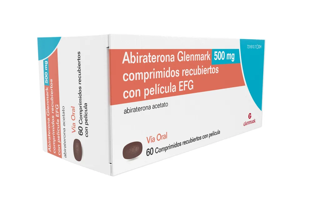 Abiraterone Glenmark 500 mg film-coated tablets EFG tablets, film-coated