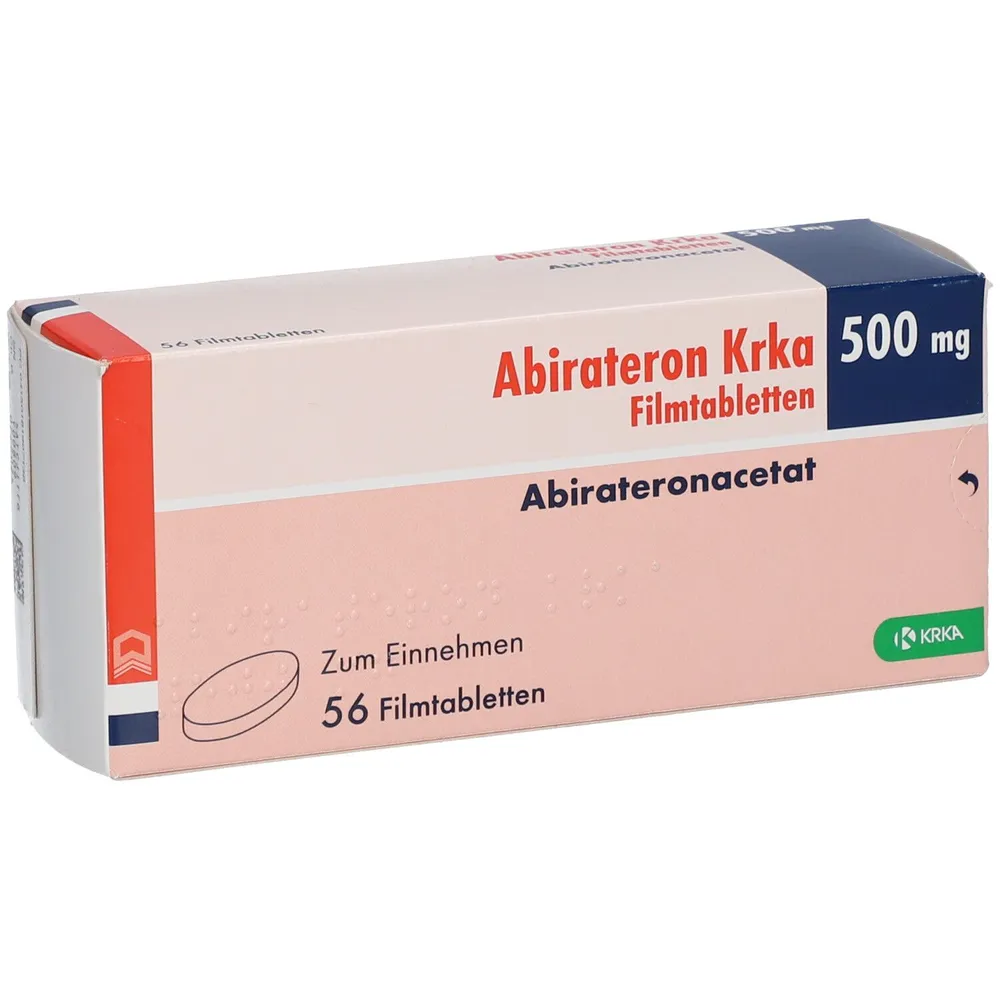 Abiraterone Krka 500 mg compresse rivestite con film EFG compresse, rivestite con film
