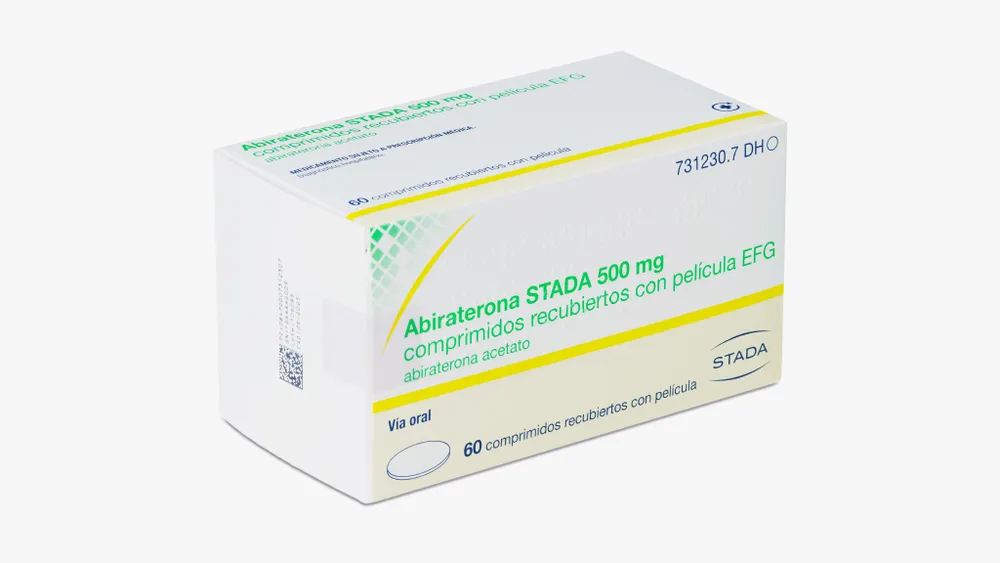 Abiraterone Stada 500 mg compresse rivestite con film EFG compresse, rivestite con film