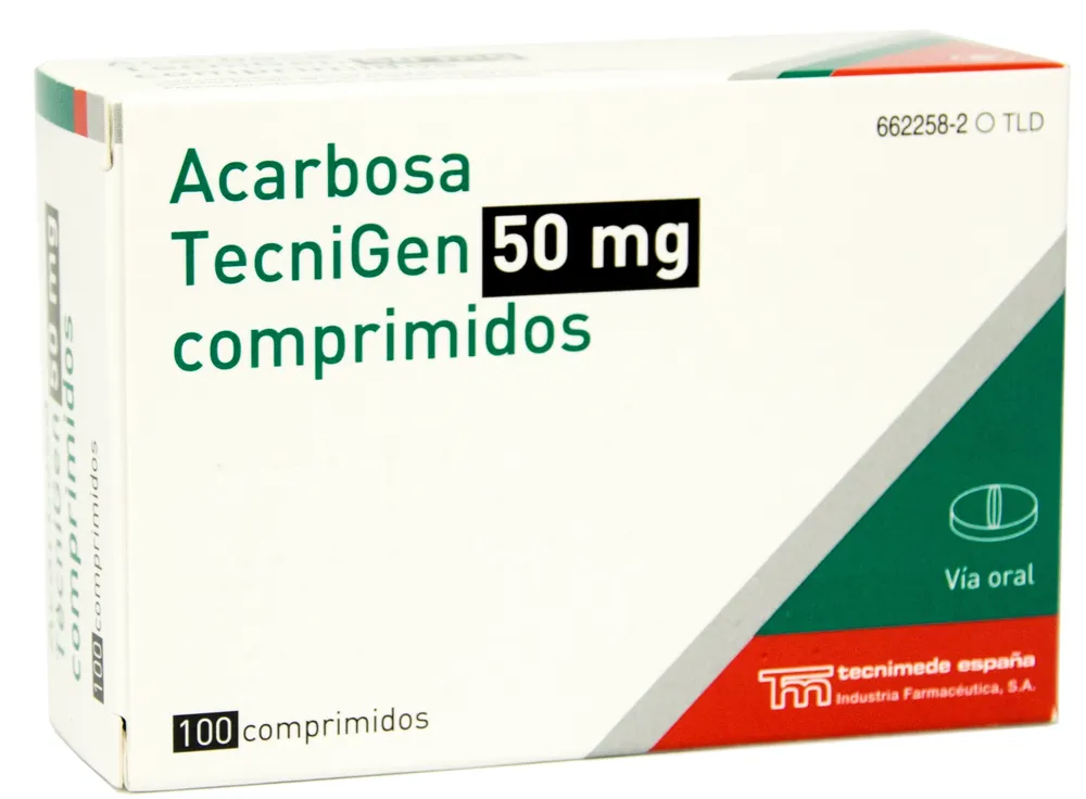 Acarbose Tecnigen 50 mg tablets tablets
