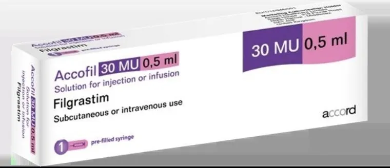 Accofil 30 MU/0.5 ml solution for injection and for infusion in pre-filled syringe solution for injection and infusion in pre-filled syringe
