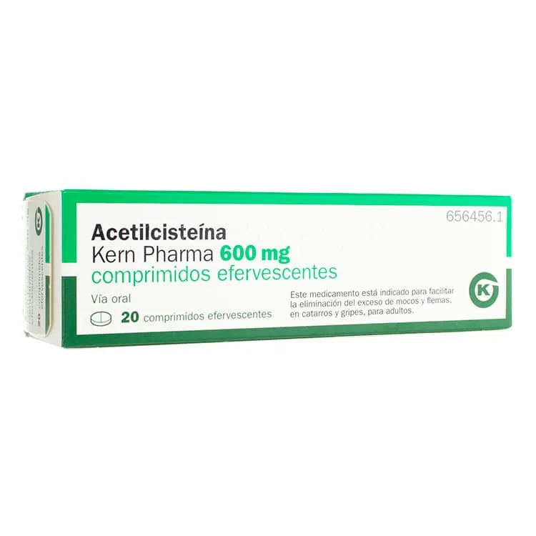 Acetilcisteina Kern Pharma 600 mg compresse effervescenti compresse effervescenti