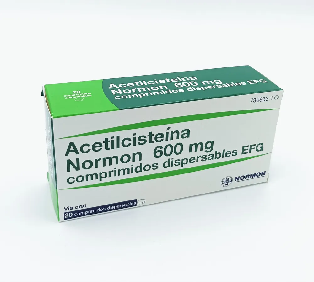 Acetylcysteina Normon 600 mg compresse dispersibili EFG compresse, dispersibili