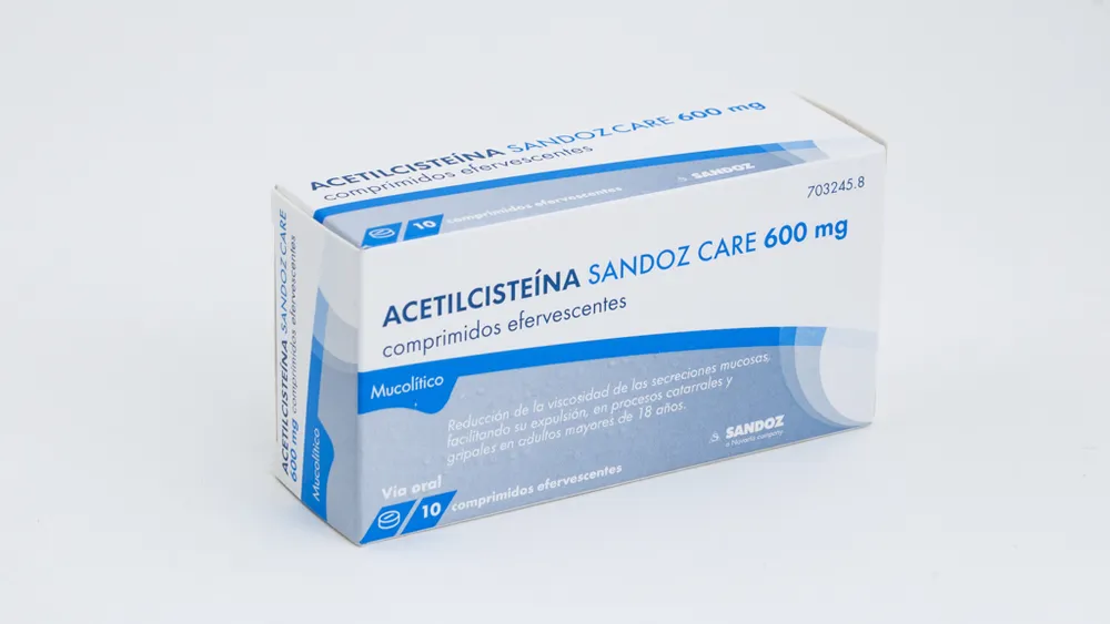 Acetilcisteina Sandoz Care 600 mg compresse effervescenti compresse effervescenti