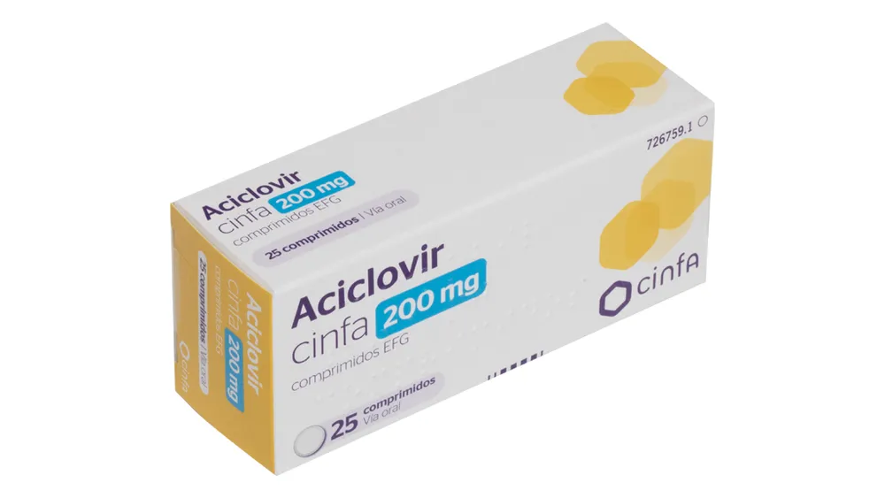 Aciclovir CINFA 200 mg tablets EFG tablets