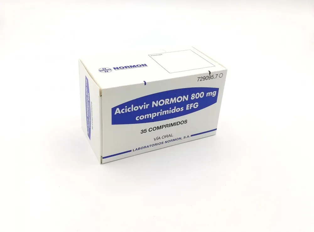 Aciclovir Cuve 800 mg tablets EFG tablets