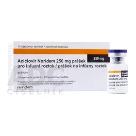 Aciclovir Noridem 250 mg polvere per soluzione per infusione EFG polvere per soluzione per infusione