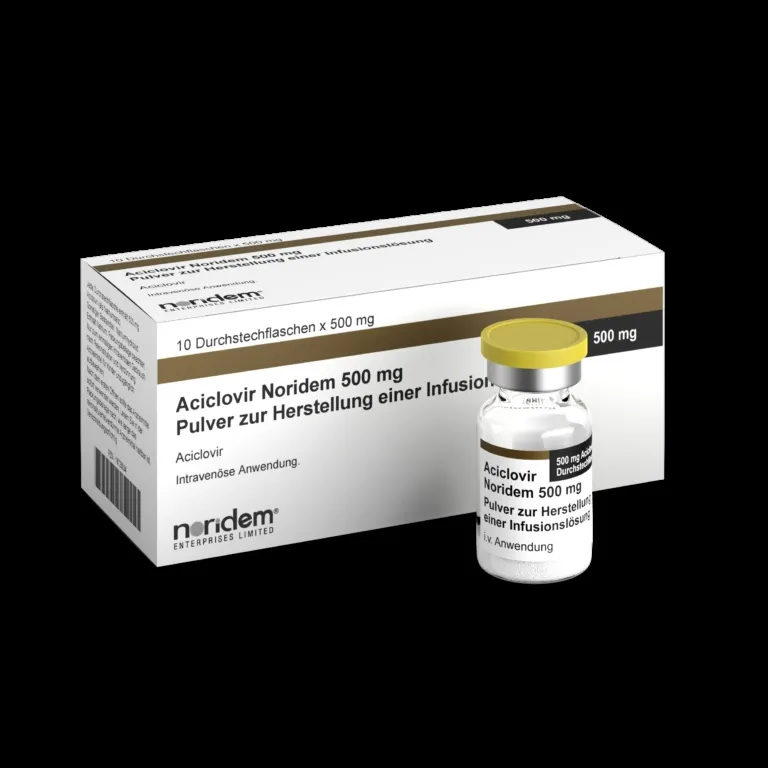 Aciclovir Noridem 500 mg polvere per soluzione per infusione EFG polvere per soluzione per infusione