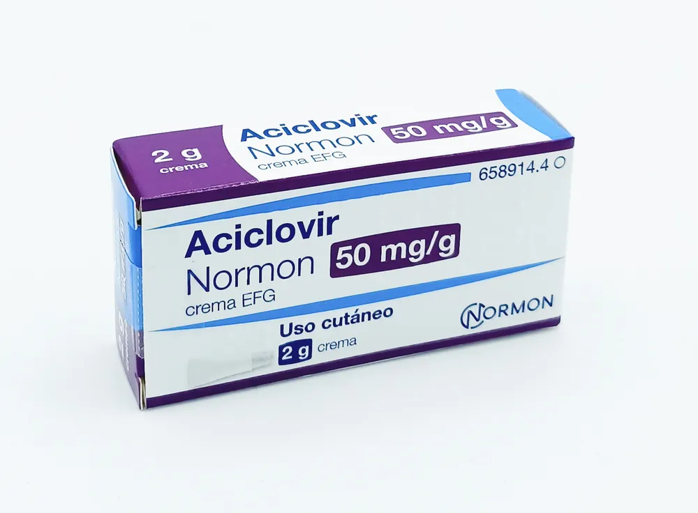 Aciclovir Normon 50 mg/g crema EFG crema