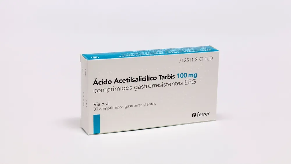 ACIDO ACETILSALICILICO TARBIS 100 MG COMPRIMIDOS GASTRORRESISTENTES EFG COMPRIMIDO GASTRORRESISTENTE