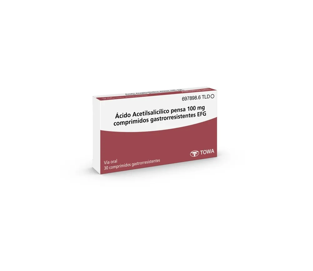 Acido acetilsalicilico Teva 100 mg compresse gastroresistenti EFG compresse, rivestite con film