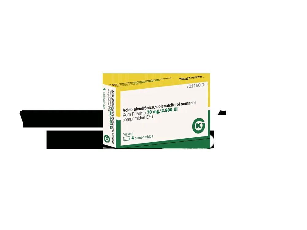 Acido alendronico/colecalciferolo settimanale Bluefish 70 mg/2.800 UI compresse EFG compresse