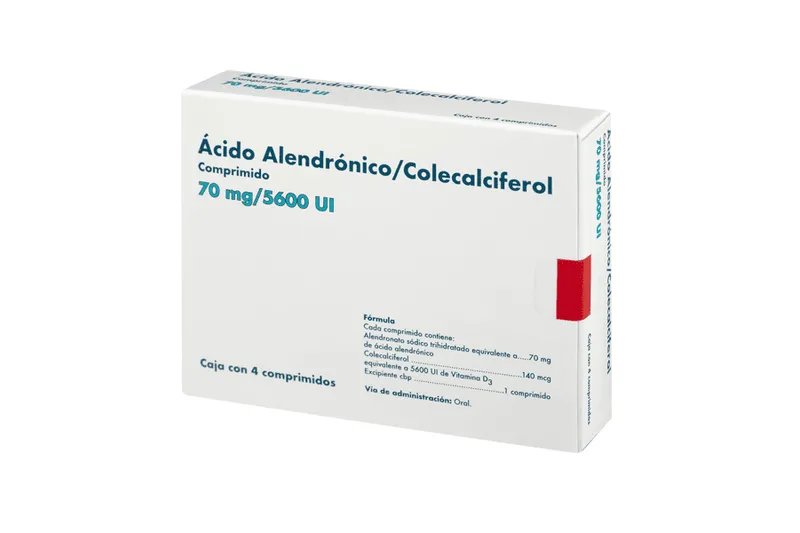 Alendronic acid/colecalciferol Semanal Bluefish 70 mg/5,600 IU tablets EFG tablets