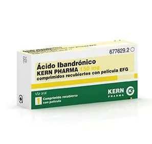 Ibandronic acid Kern Pharma 150 mg film-coated tablets EFG tablets, film-coated