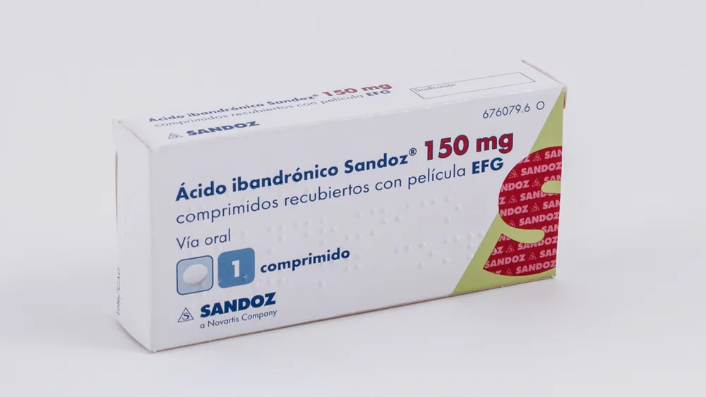 Ibandronic acid Sandoz 150 mg film-coated tablets EFG tablets, film-coated