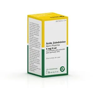 Zoledronic acid Kern Pharma 4 mg/100 ml solution for infusion EFG solution for infusion