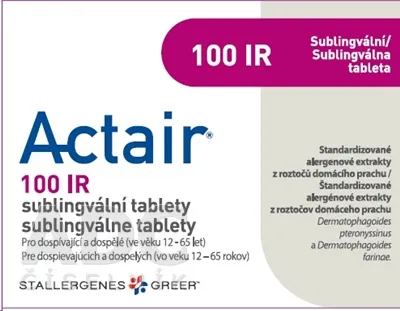 Actair 100 IR & 300 IR sublingual tablets tablets, sublingual