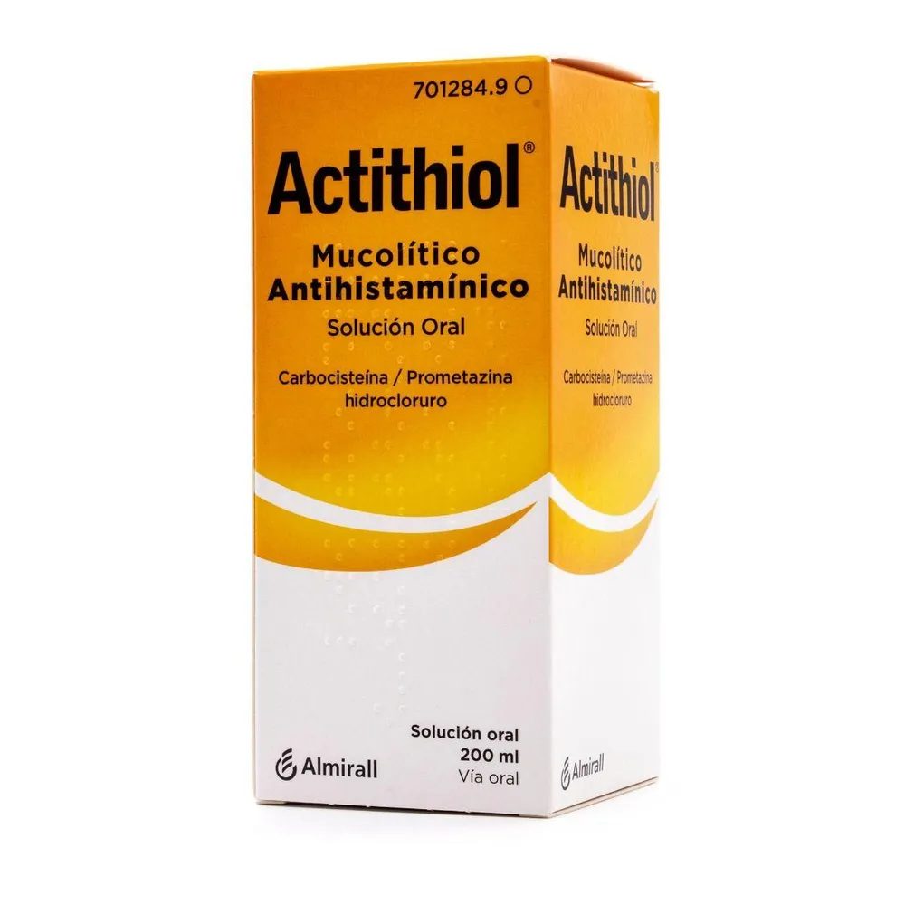 Actithiol mucolitico antistaminico soluzione orale soluzione, orale