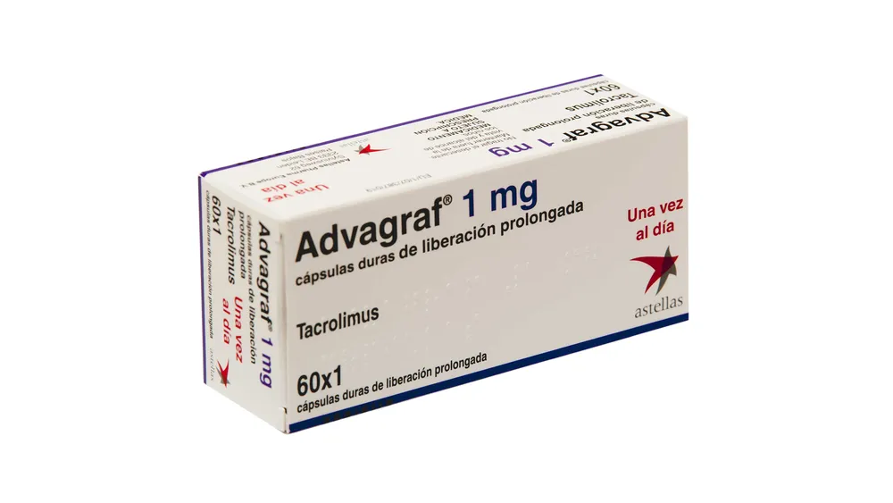 Advagraf 1 mg prolonged-release hard capsules capsules, hard, prolonged release