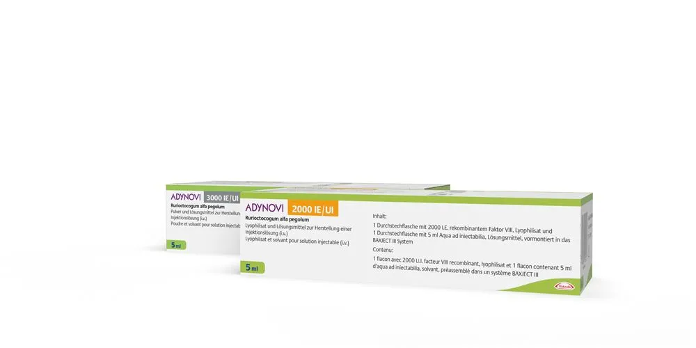 Adynovii 3000 IU/5 ml powder and solvent for solution for injection powder and solvent for solution for injection