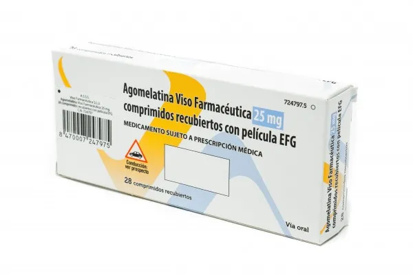 Agomelatine Aurovitas Spain 25 mg film-coated tablets EFG tablets, film-coated
